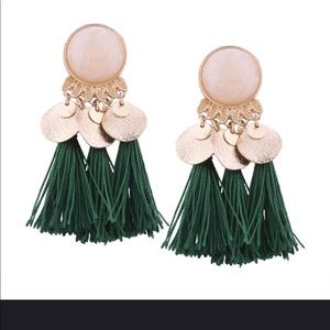 Coin Tassel Boho earrings